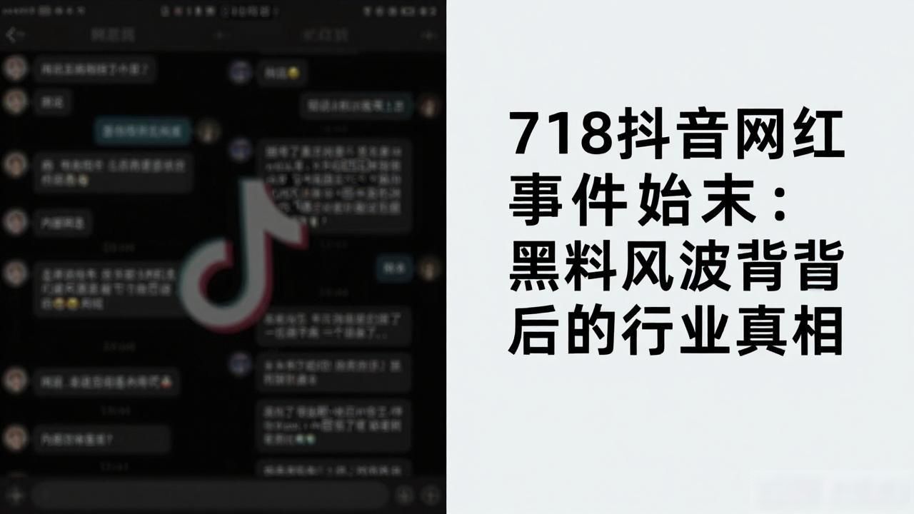 抖音黑频怎么处理_抖音网红视频黑料718,_抖音网红黑胶