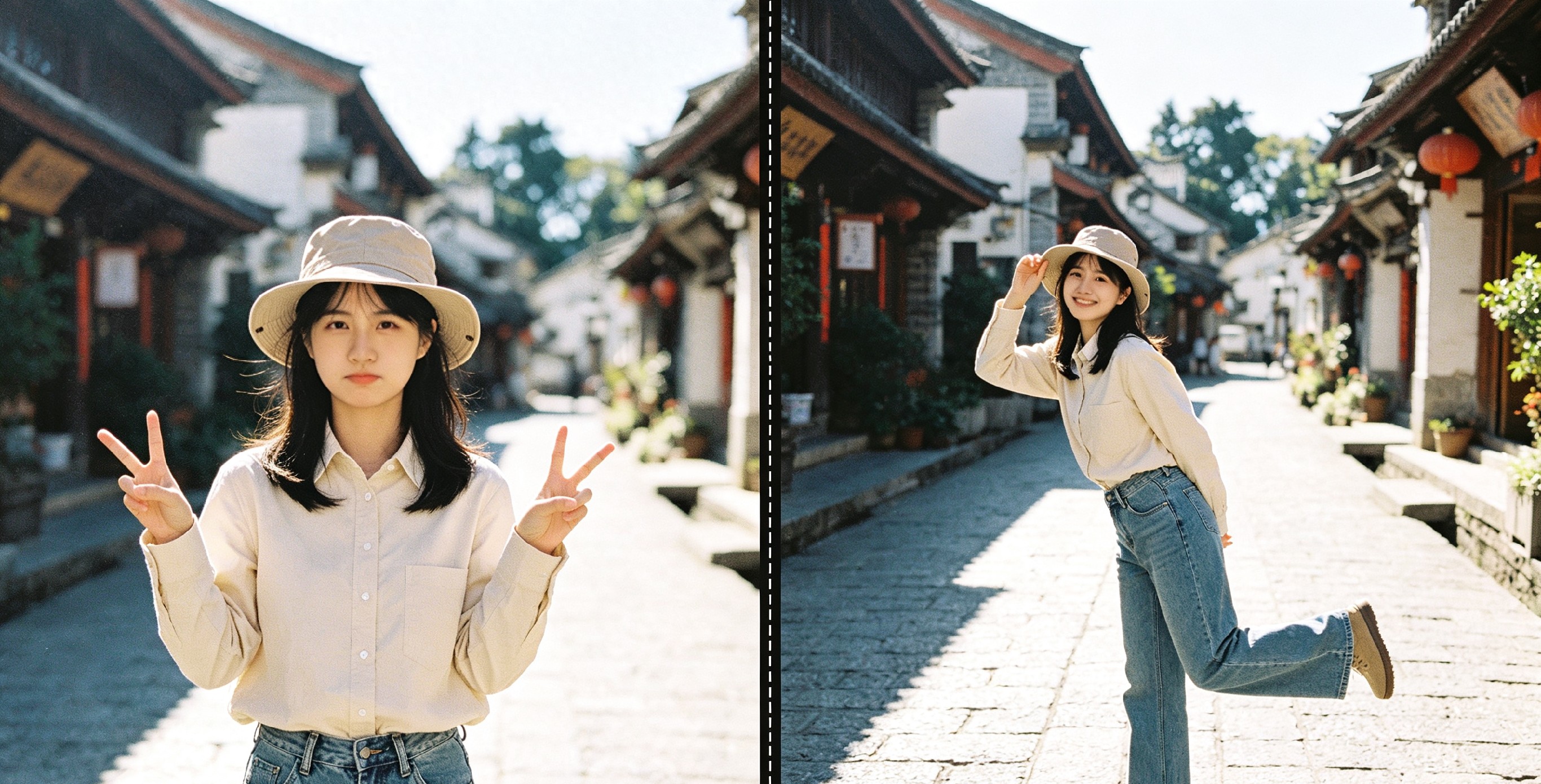 手机旅行拍照技巧_100种姿势摆拍双人_旅行拍照姿势